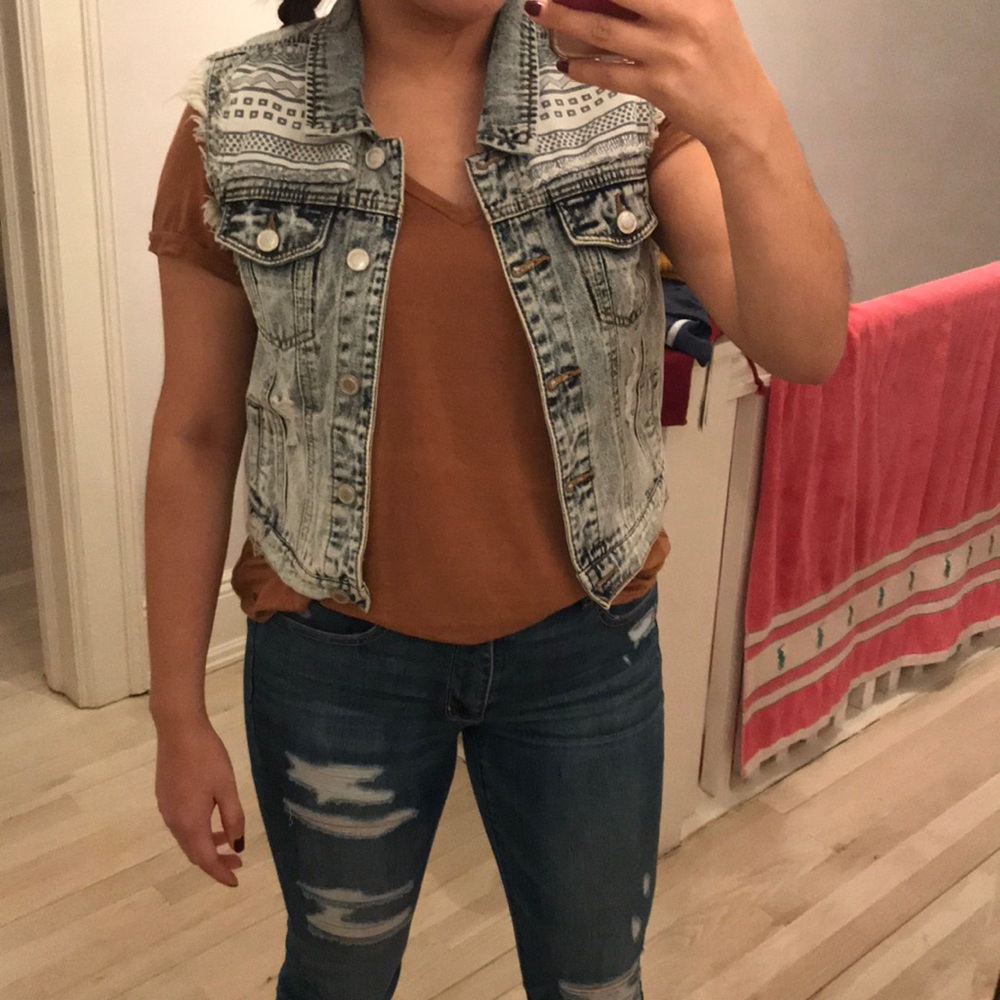 Denim vest